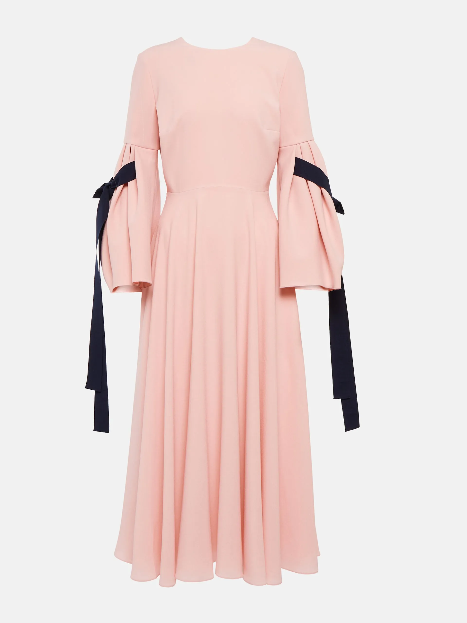 Pleated midi dress