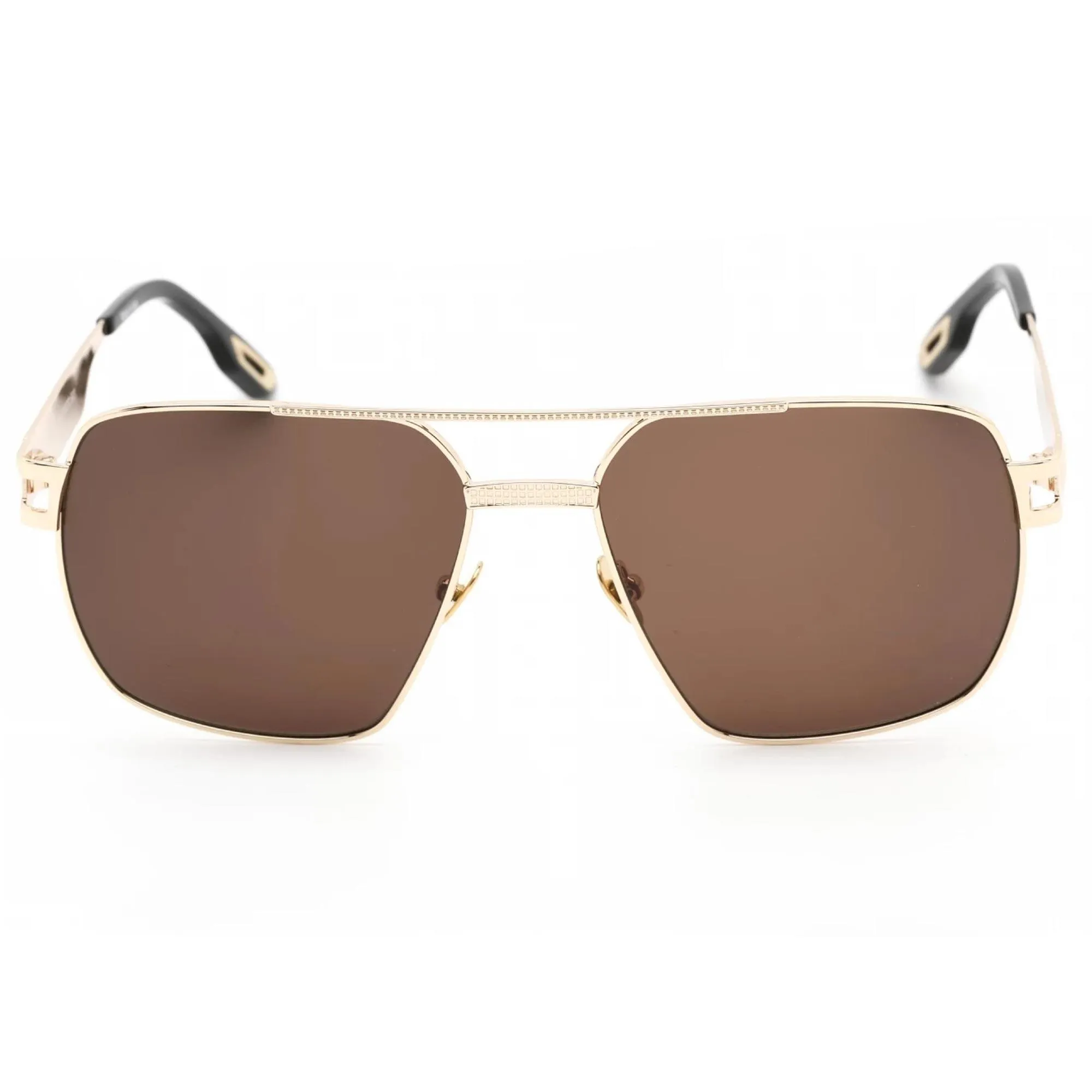 Porta Romana Men's Sunglasses - Brown Lens Aviator Shape | Porta Romana 503 Gold
