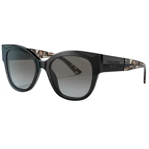 Prada Sport Women's Sunglasses - 54 mm Black Plastic Cat Eye Frame | 0PR 02WS 1AB0A754