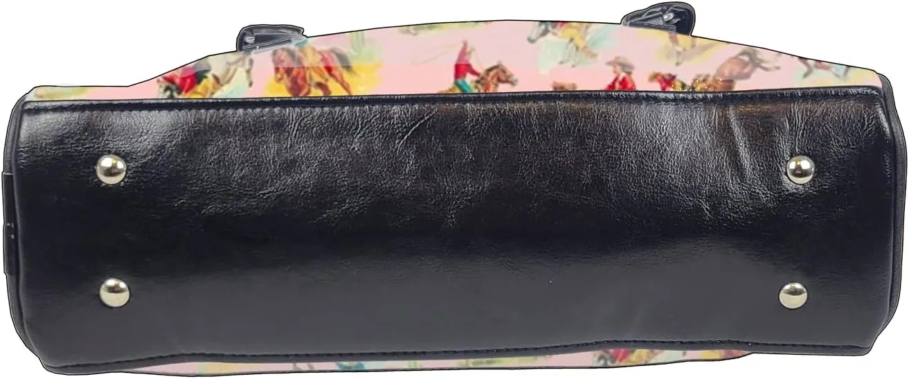 Retro Colorful, Large, Whimsical, Womens Handbag, Purse, Travel Bag, Satchel, Favorite Tote