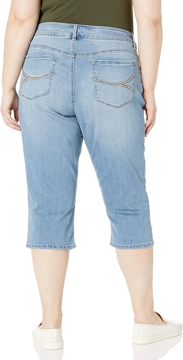 Riders by Lee Indigo Women's Plus Size Soft Denim Capri