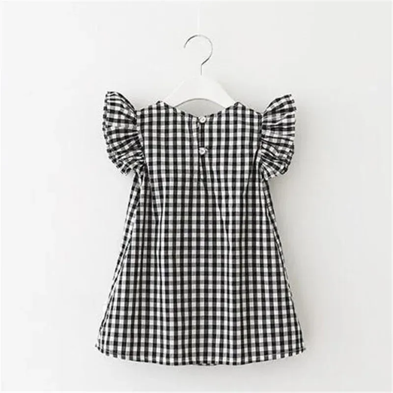 Ruffle Gingham Dress