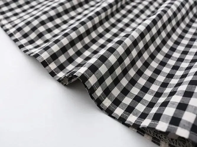 Ruffle Gingham Dress