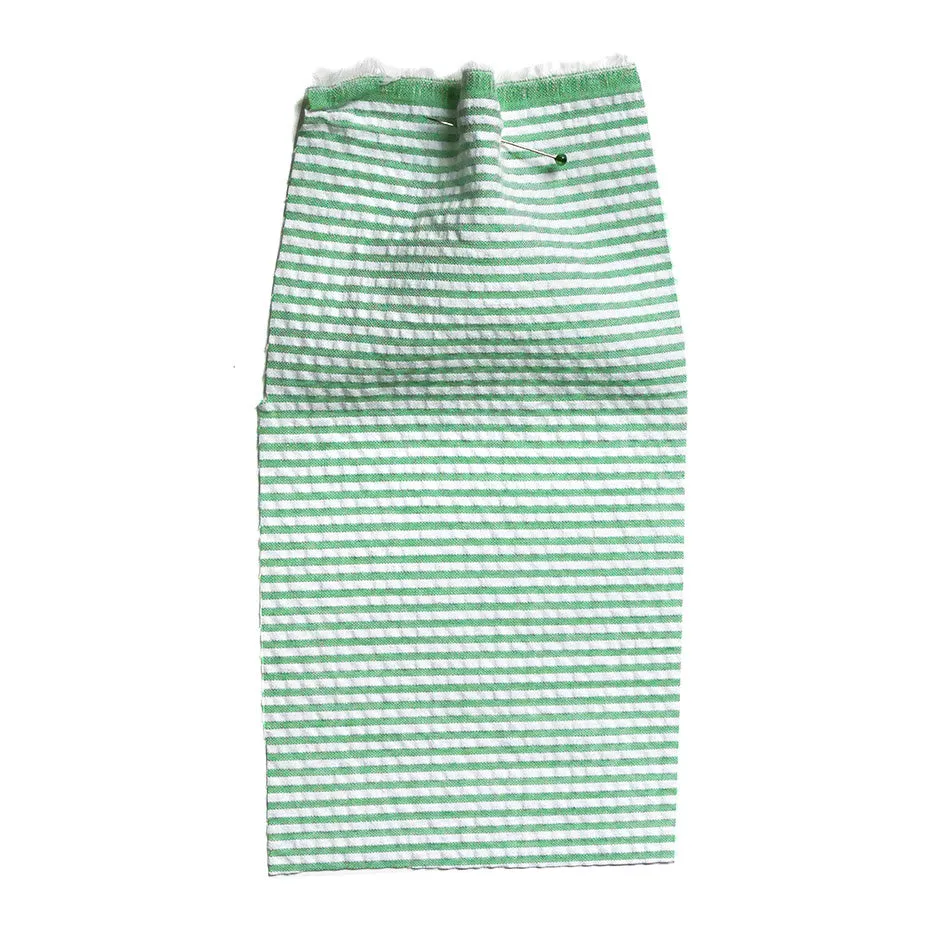 Seersucker Stripe Green