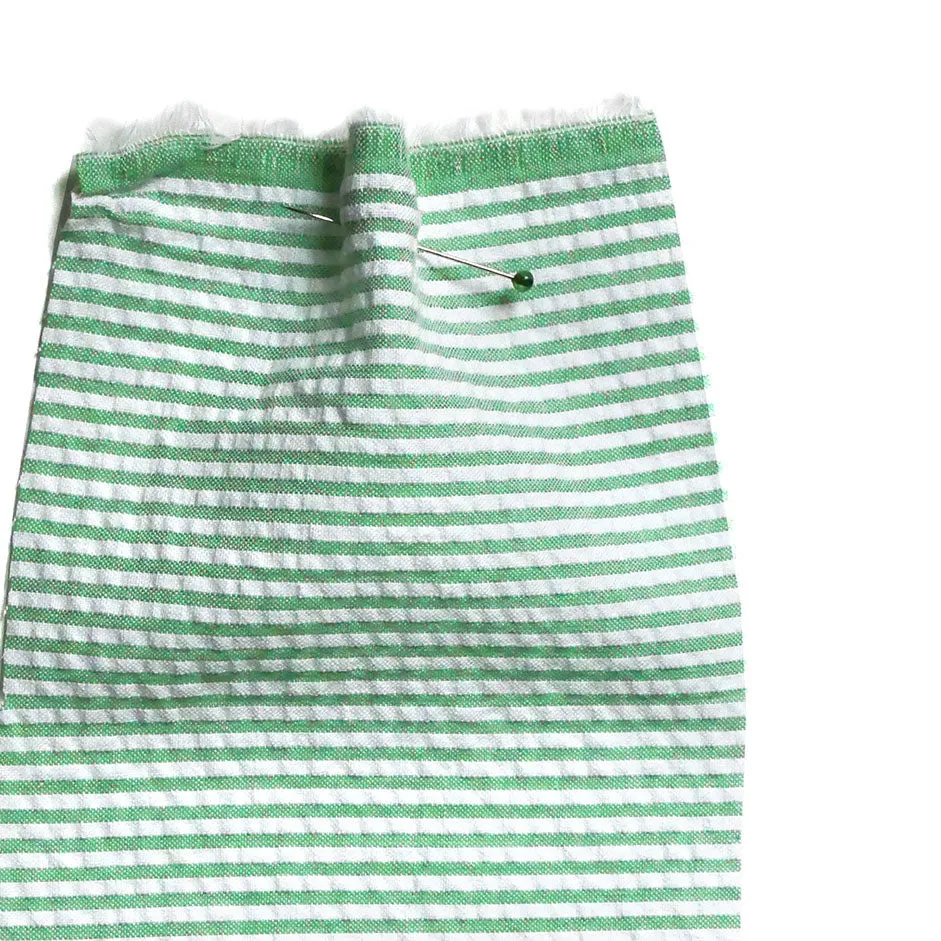 Seersucker Stripe Green