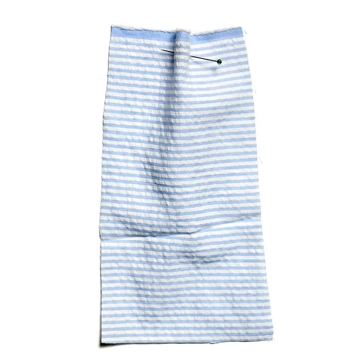 Seersucker Stripe Light Blue
