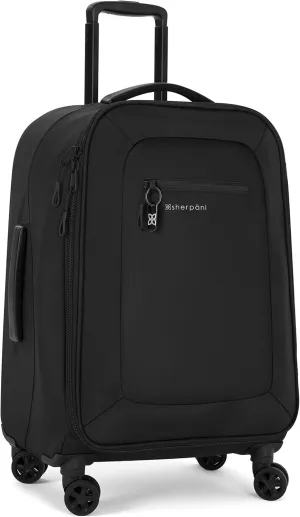 Sherpani Women Soft Side Check in Luggage, Carbon, 26 Inch