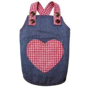 Soft Denim and Checkered Dress