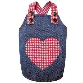 Soft Denim and Checkered Dress