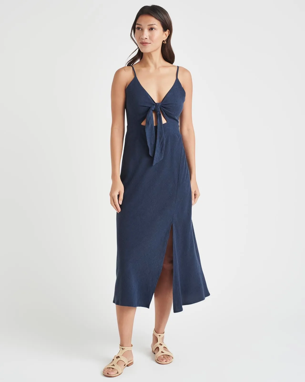 Splendid x Cella Jane Cut Out Midi Dress