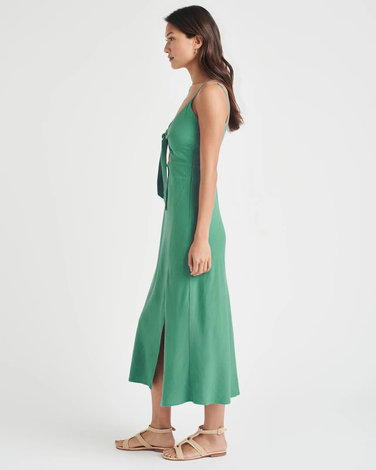 Splendid x Cella Jane Cut Out Midi Dress