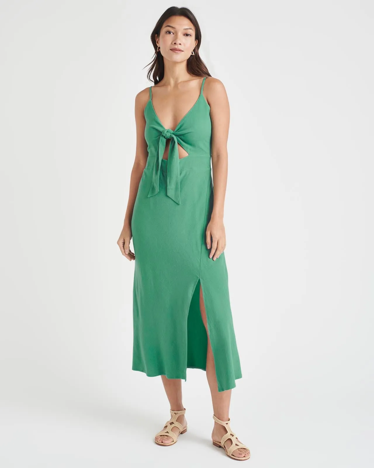 Splendid x Cella Jane Cut Out Midi Dress