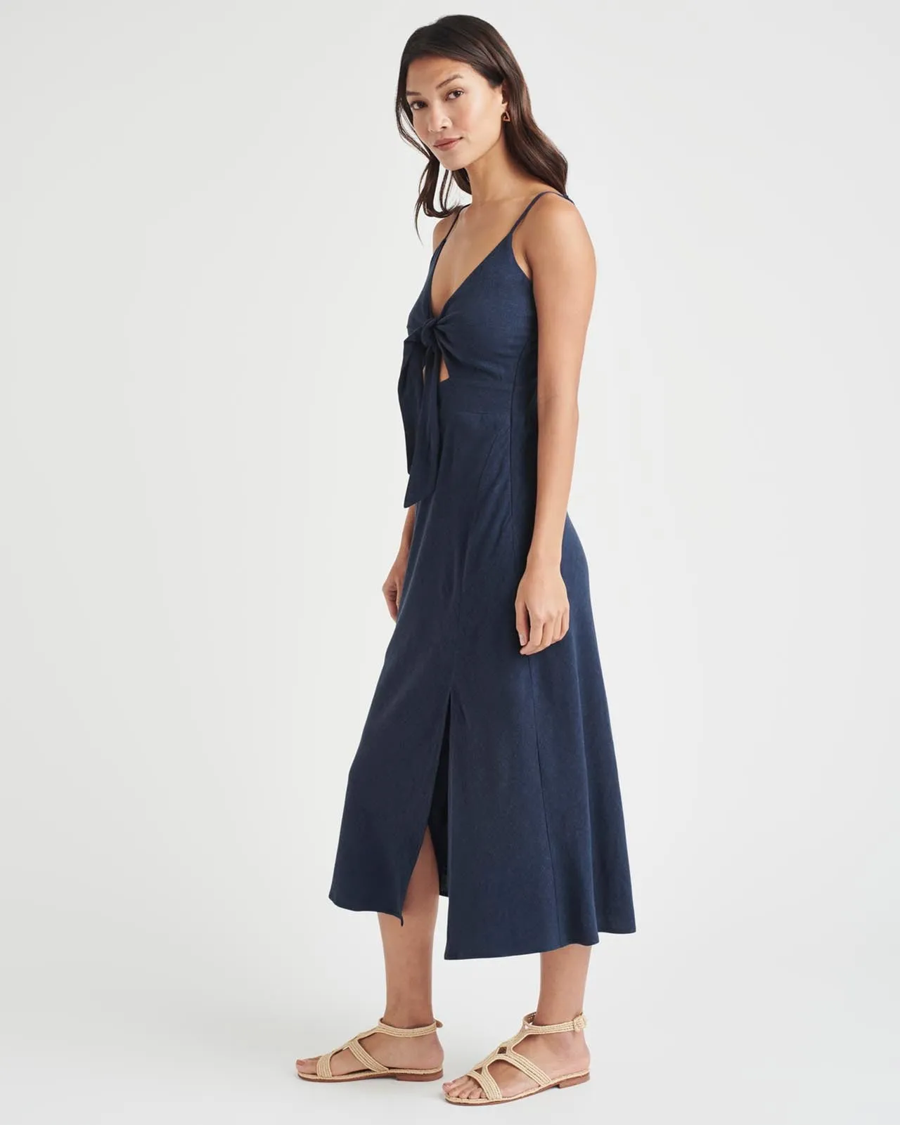 Splendid x Cella Jane Cut Out Midi Dress