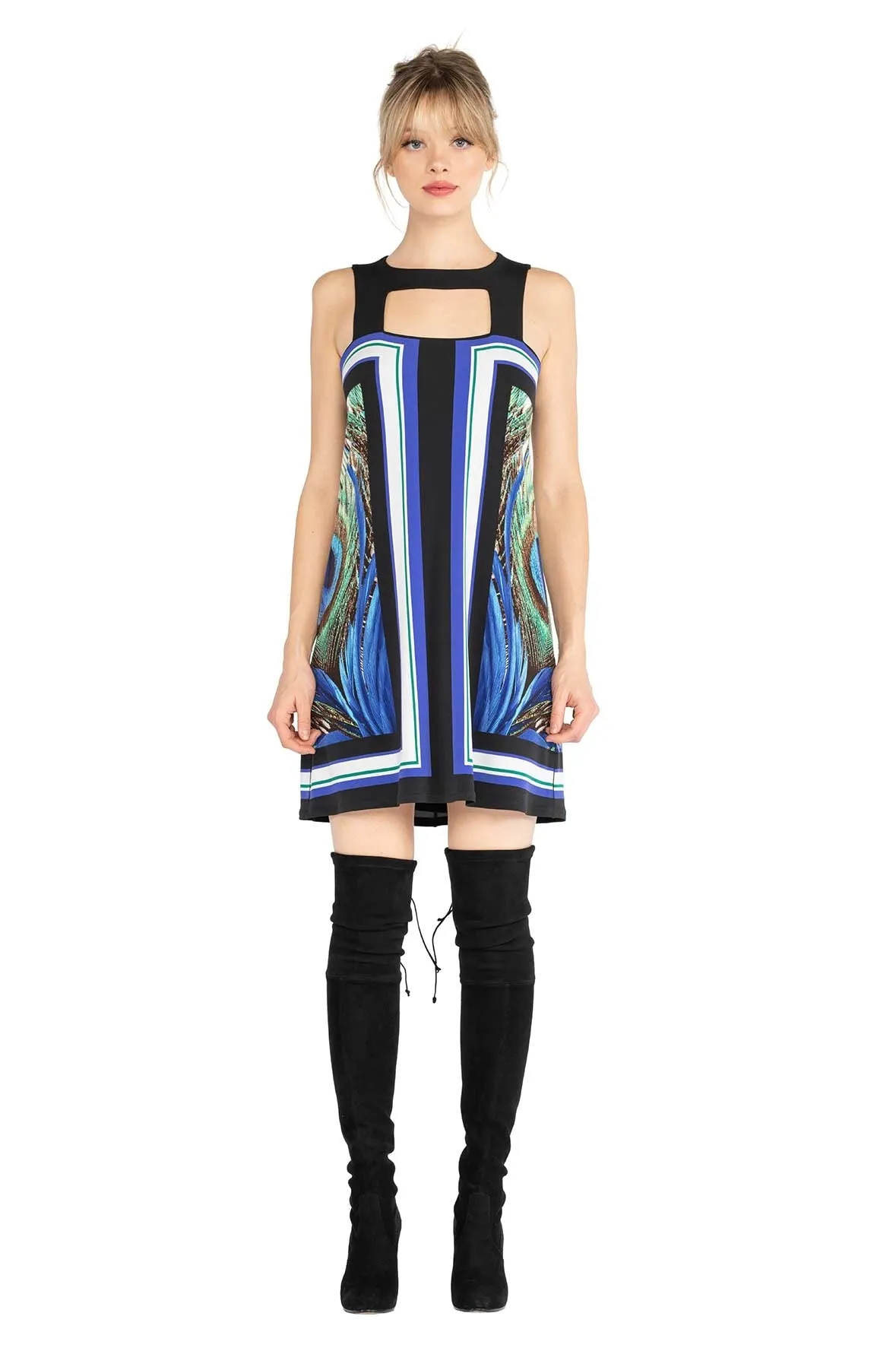 Square Halter Dress