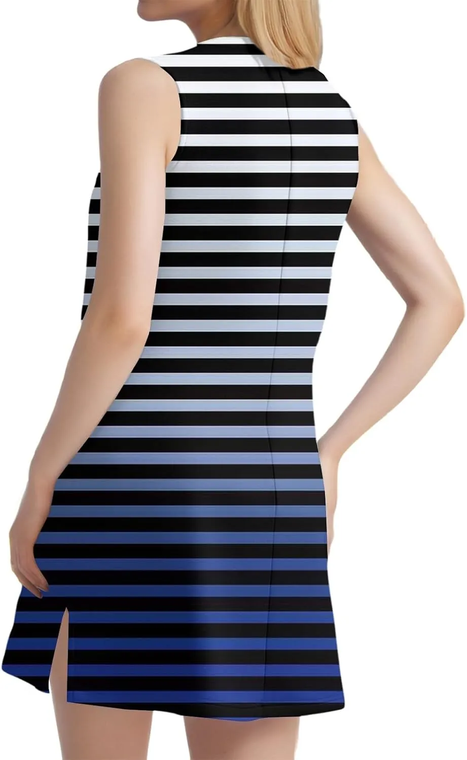 Summer Dresses for Women 2025 Casual Floral Sundresses Sleeveless T Shirt Dresses Beach Loose Tank Dress with Split