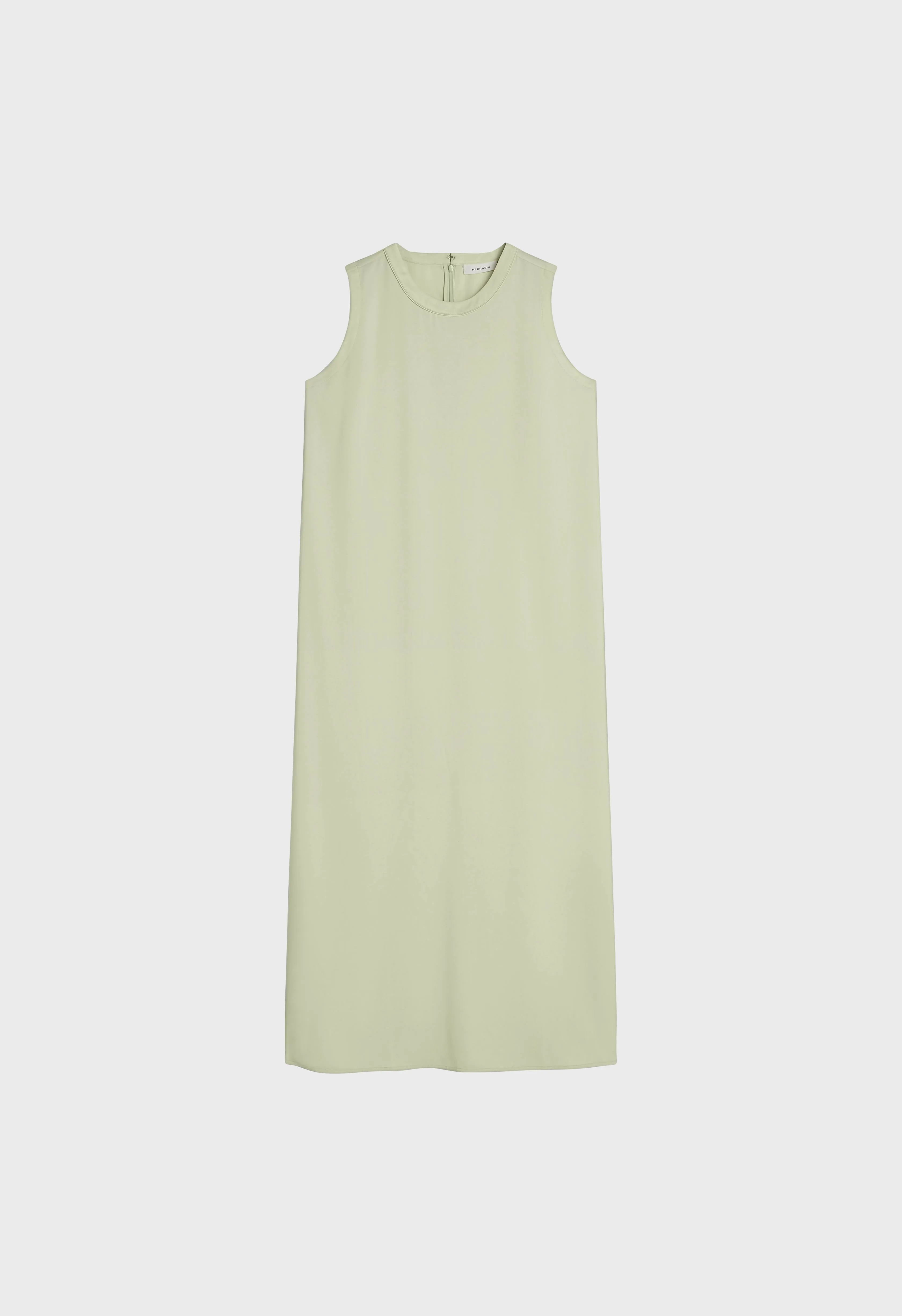 Summer Sleeveless Dress | Light Moss
