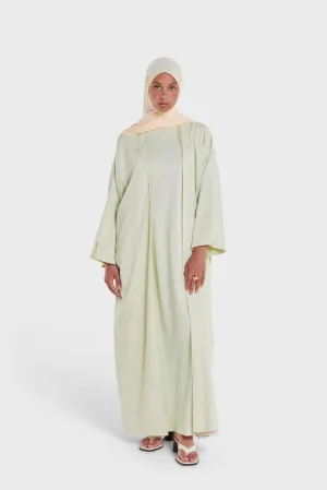 Summer Sleeveless Dress | Light Moss