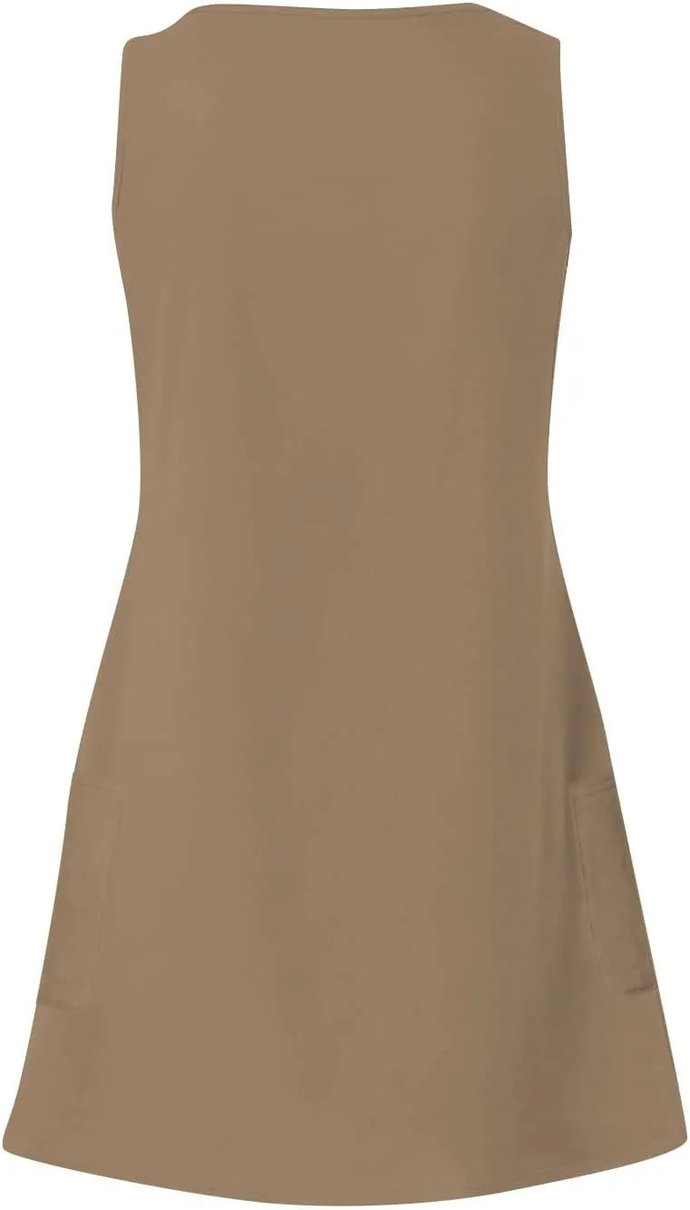 Sundresses for Women 2024 Sleeveless Summer Dresses Plus Size V Neck Sexy Dresses Casual Flowy Swing Dresses