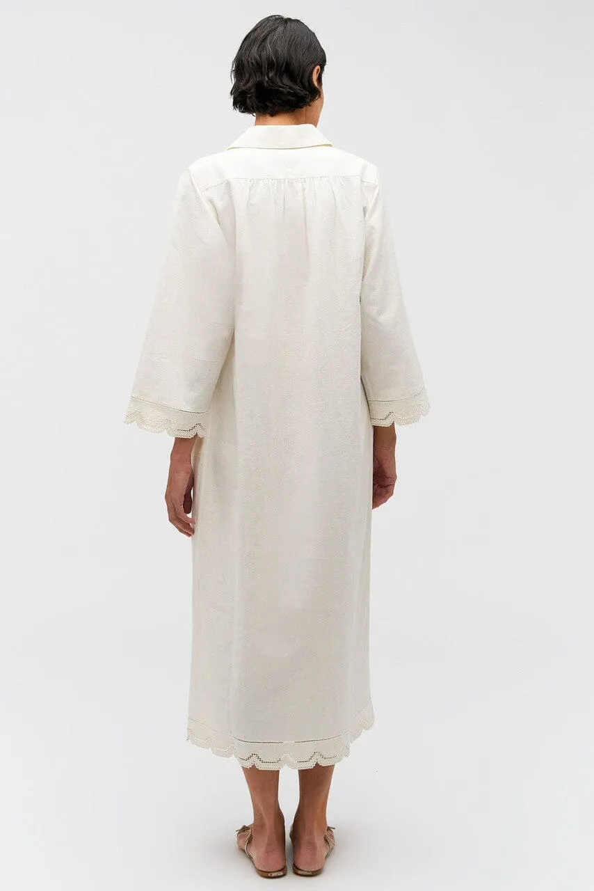 Table Cloth Lace Column Dress