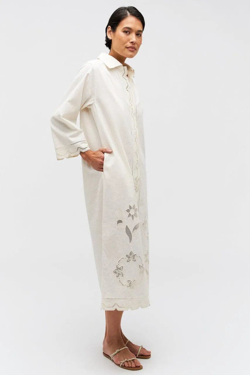 Table Cloth Lace Column Dress