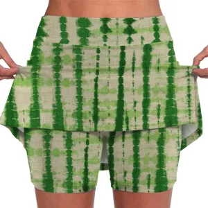 Tennis Skirts for Women Stretch Workout Lightweight Golf Athletic Skort Tie-Dye Pocket 2 in 1 Running Inner Shorts Underneath