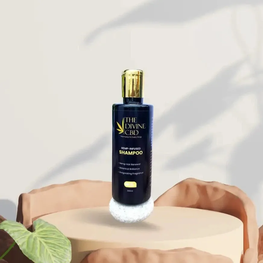 The Divine CBD- Hemp Infused Shampoo | Elevate Your Haircare Experience to a New Standard of Refinement