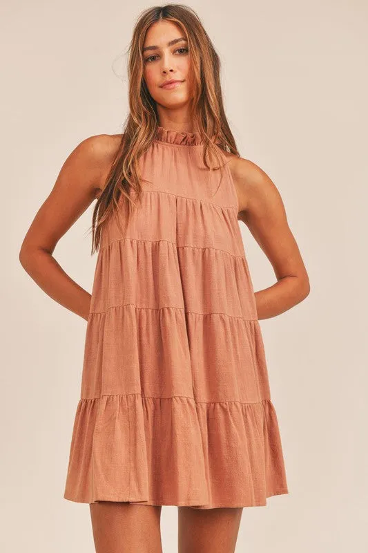 The Melody Ruffle Mini Dress