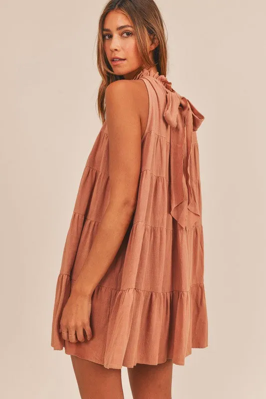 The Melody Ruffle Mini Dress