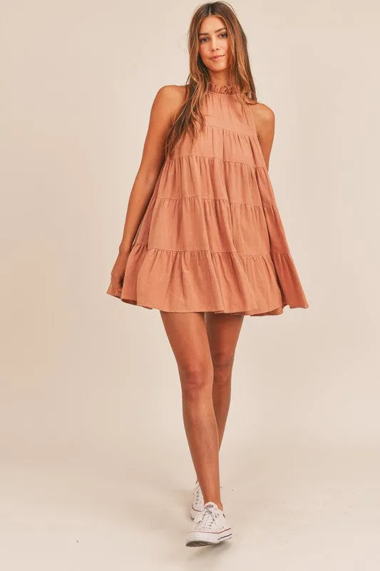 The Melody Ruffle Mini Dress