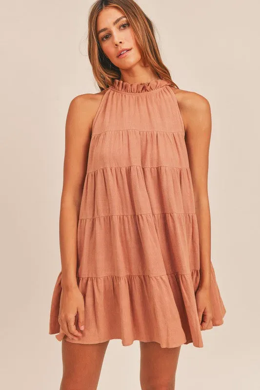 The Melody Ruffle Mini Dress