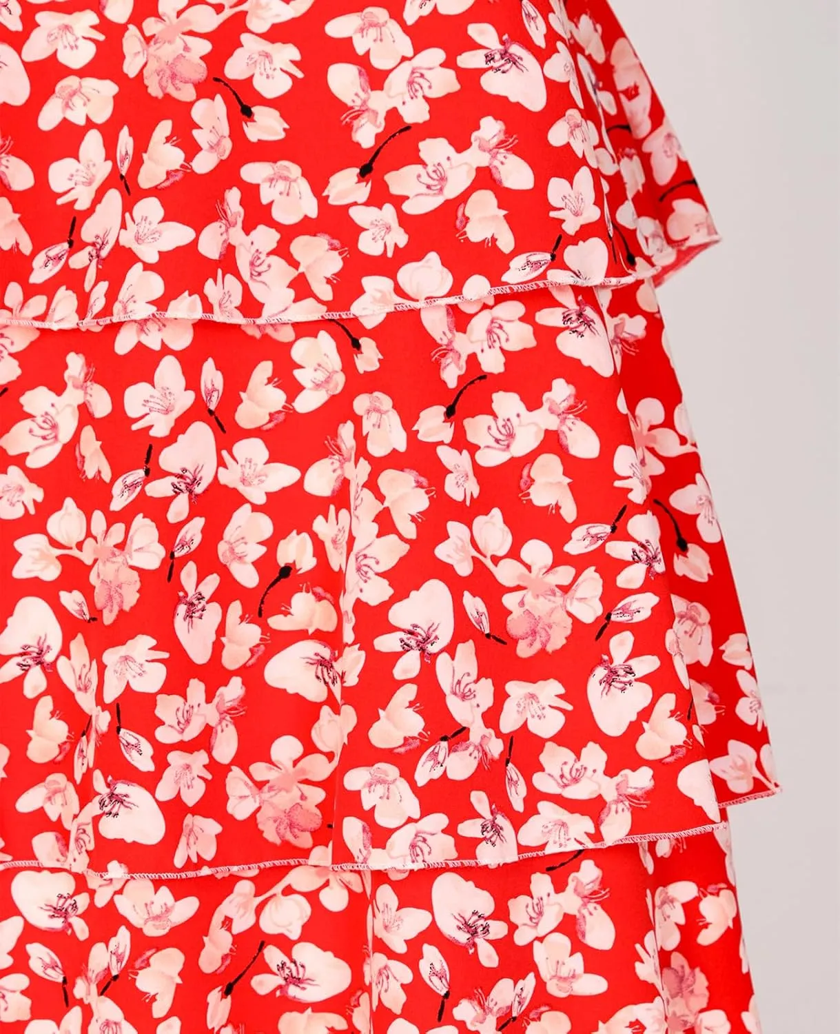 Tiered Ruffle Dress Women Casual Summer Spaghetti Strap Sleeveless Floral Layered Maxi Dress for Women Beach Sundress