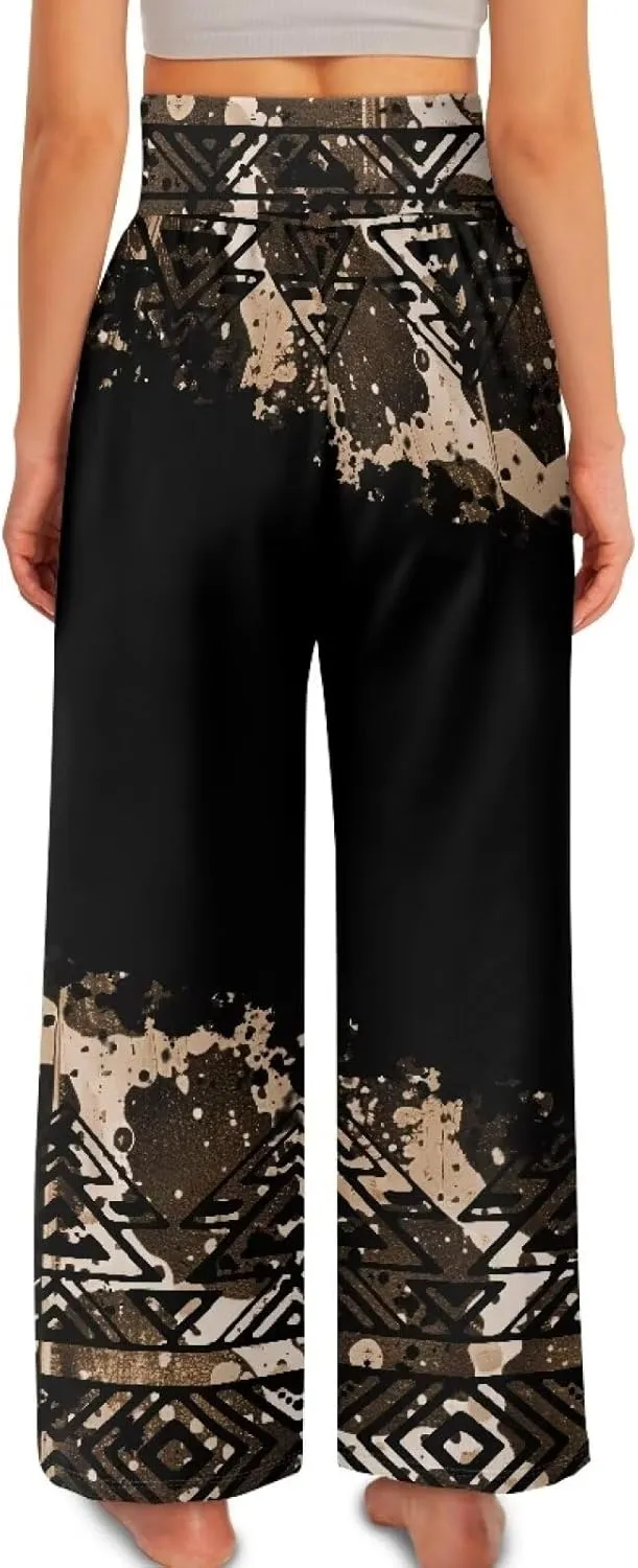 TODIYADDU Wide Leg Palazzo Lounge Pants for Women Trendy Sweatpants for Yoga Workout Travel Casual Loose Bottoms with Pockets