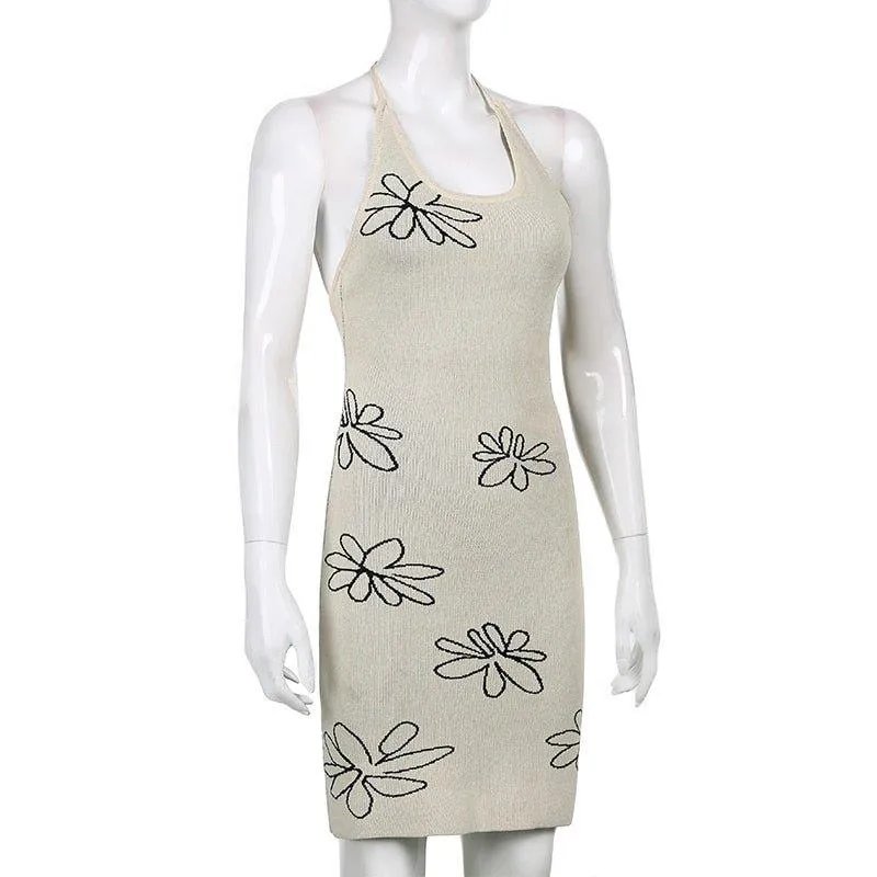 Toleet Gemma Backless Halter Dress