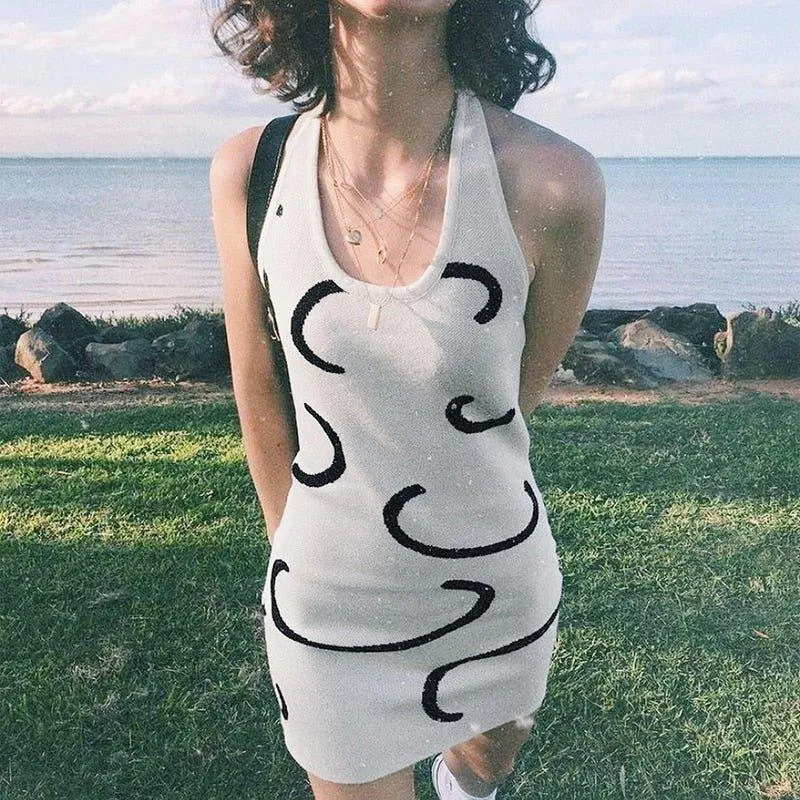Toleet Gemma Backless Halter Dress