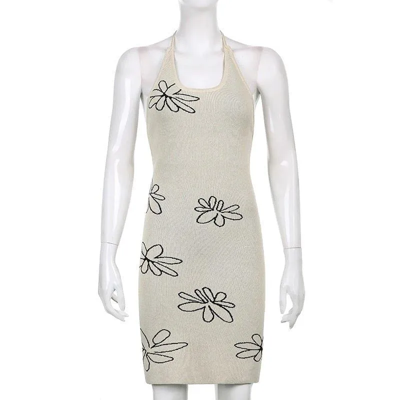 Toleet Gemma Backless Halter Dress