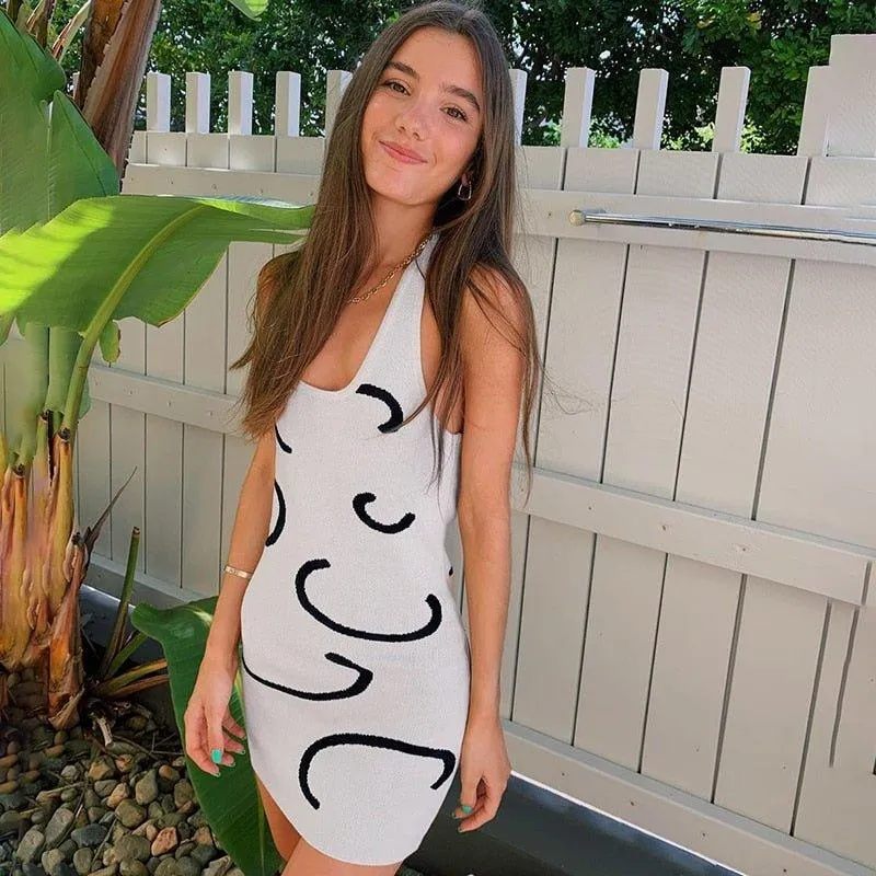 Toleet Gemma Backless Halter Dress