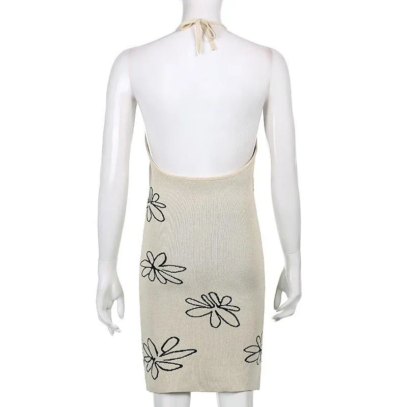 Toleet Gemma Backless Halter Dress