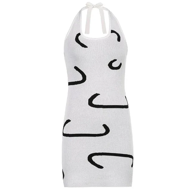 Toleet Gemma Backless Halter Dress