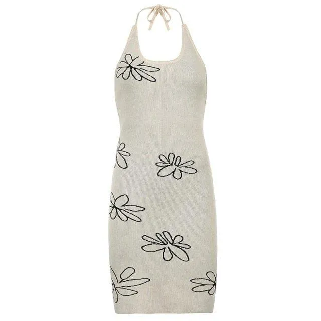 Toleet Gemma Backless Halter Dress