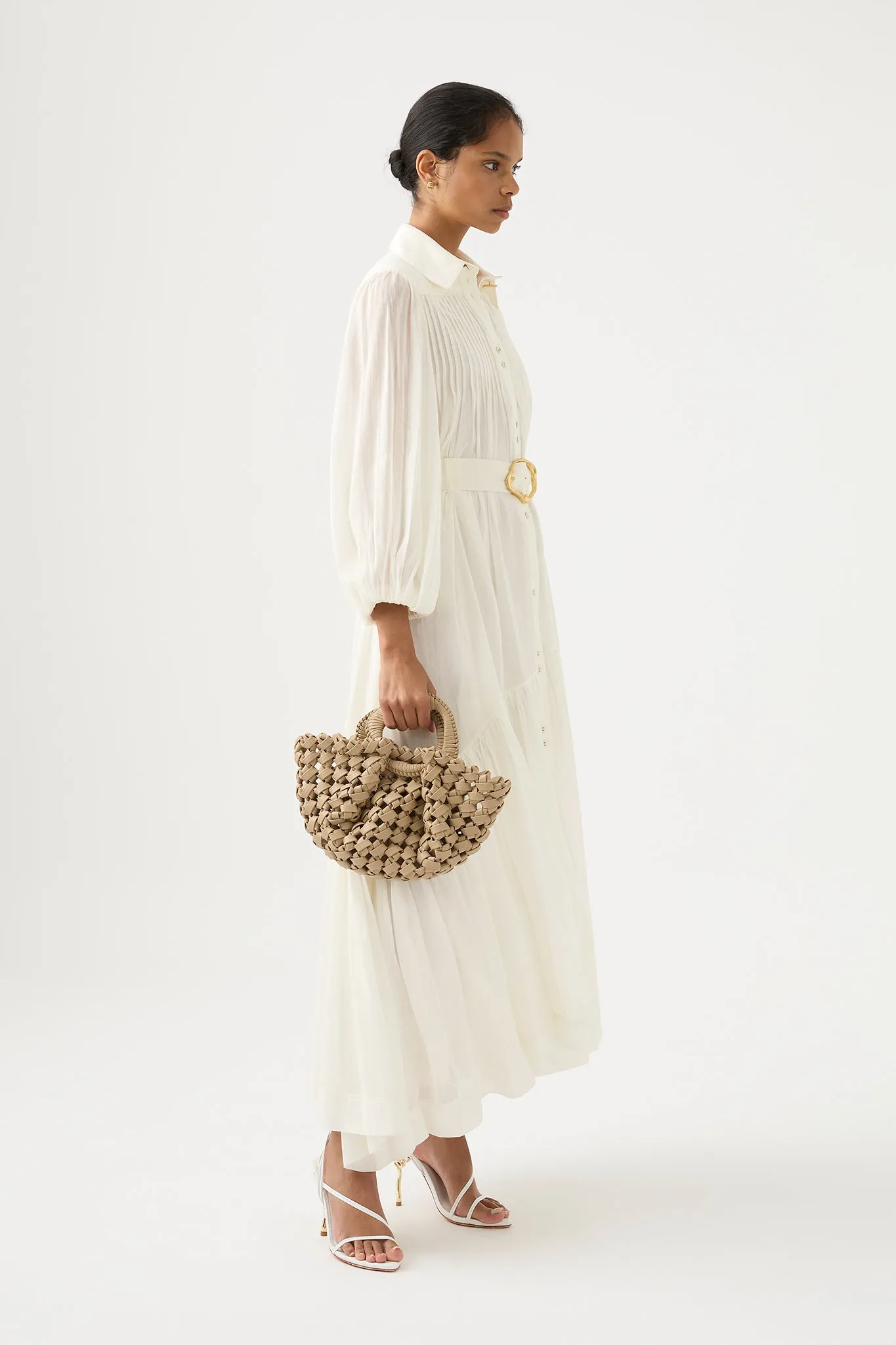 Tones Midi Picnic Dress