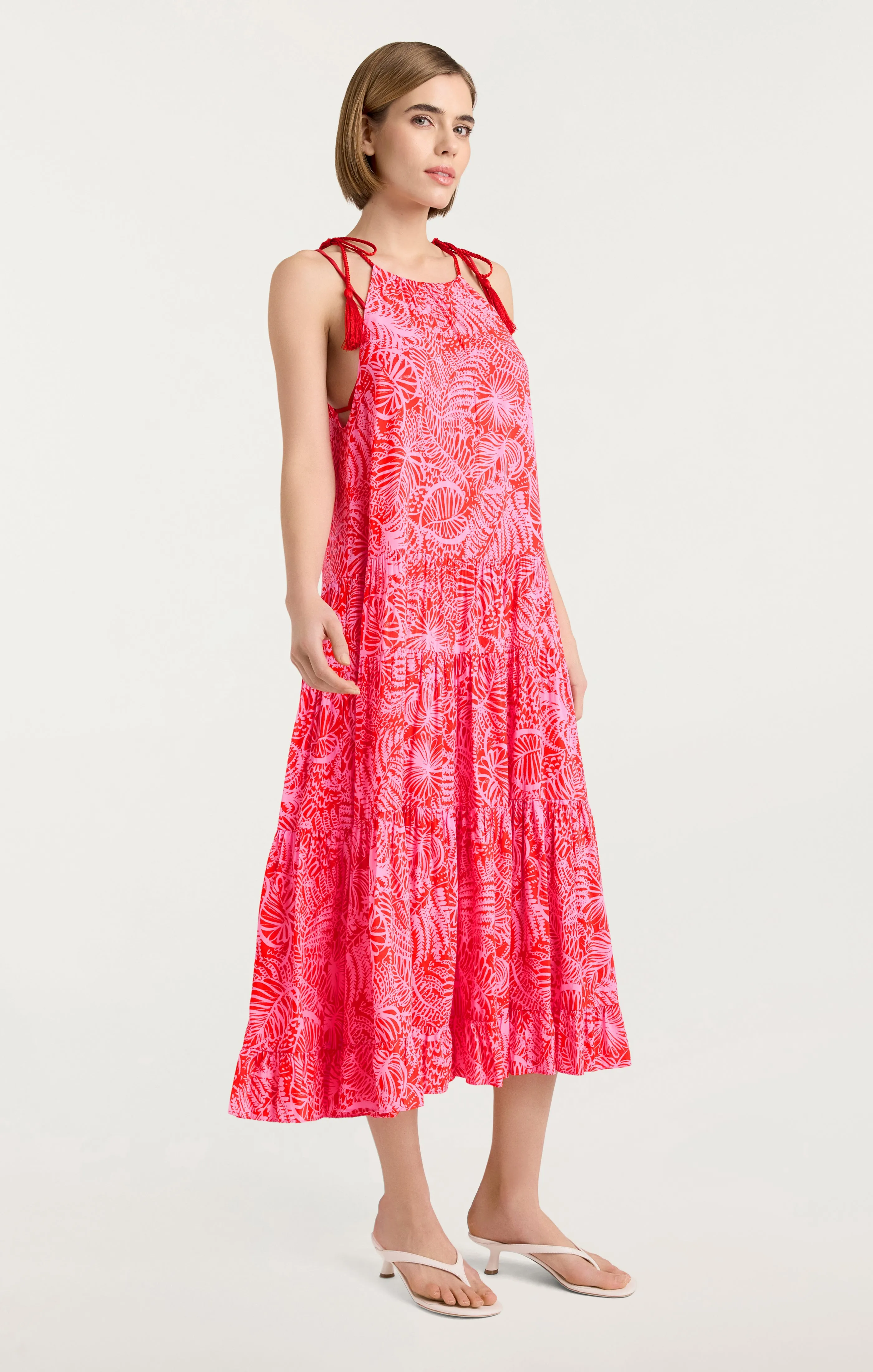 Tropical Inkblot Winnie Dress