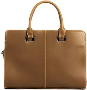 Vintage Soft Leather Briefcase Handbag Crossbody Bag Office Laptop Bag