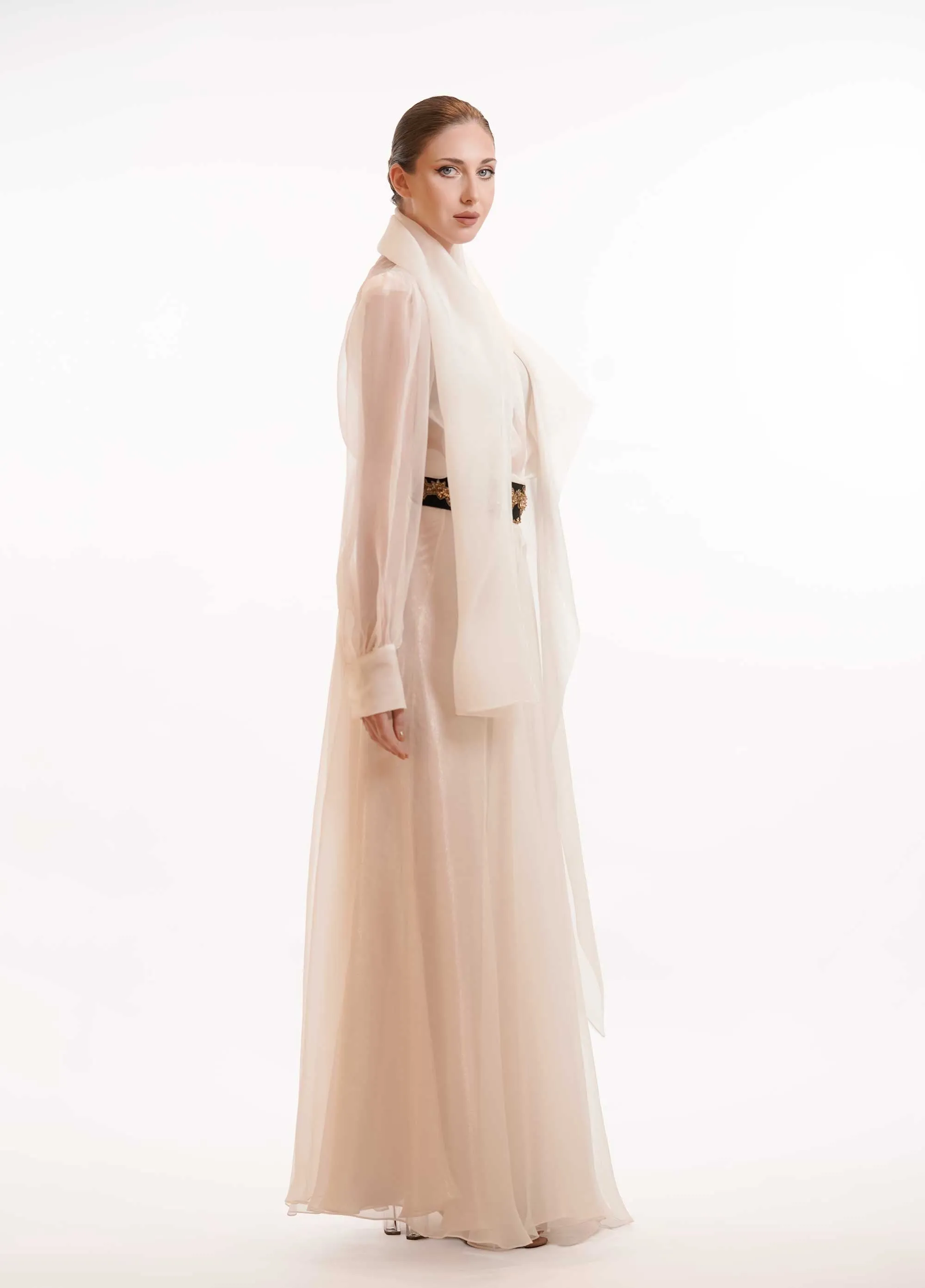 White Organza Dress