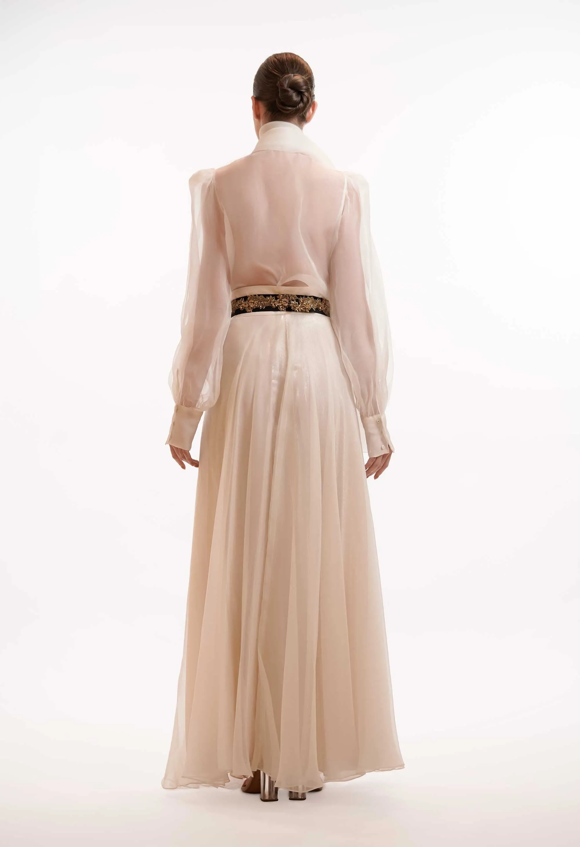 White Organza Dress