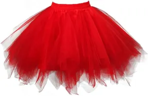 White Tulle Skirt for Women Midi High Short Skirt Womens Quality Adult Pleated Dancing Skirt Skirt Plum Tutu