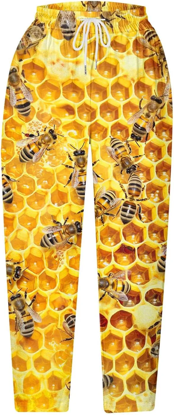 Women Capri Pants Comfy Elastic High Waist Capris Drawstring Wide Leg Trouser Casual 2025 Comfy Pant with Pockets