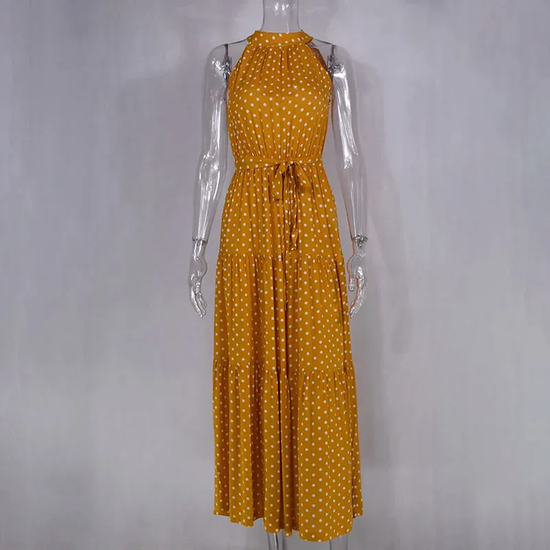 Women's Casual Long Strapless Sundress