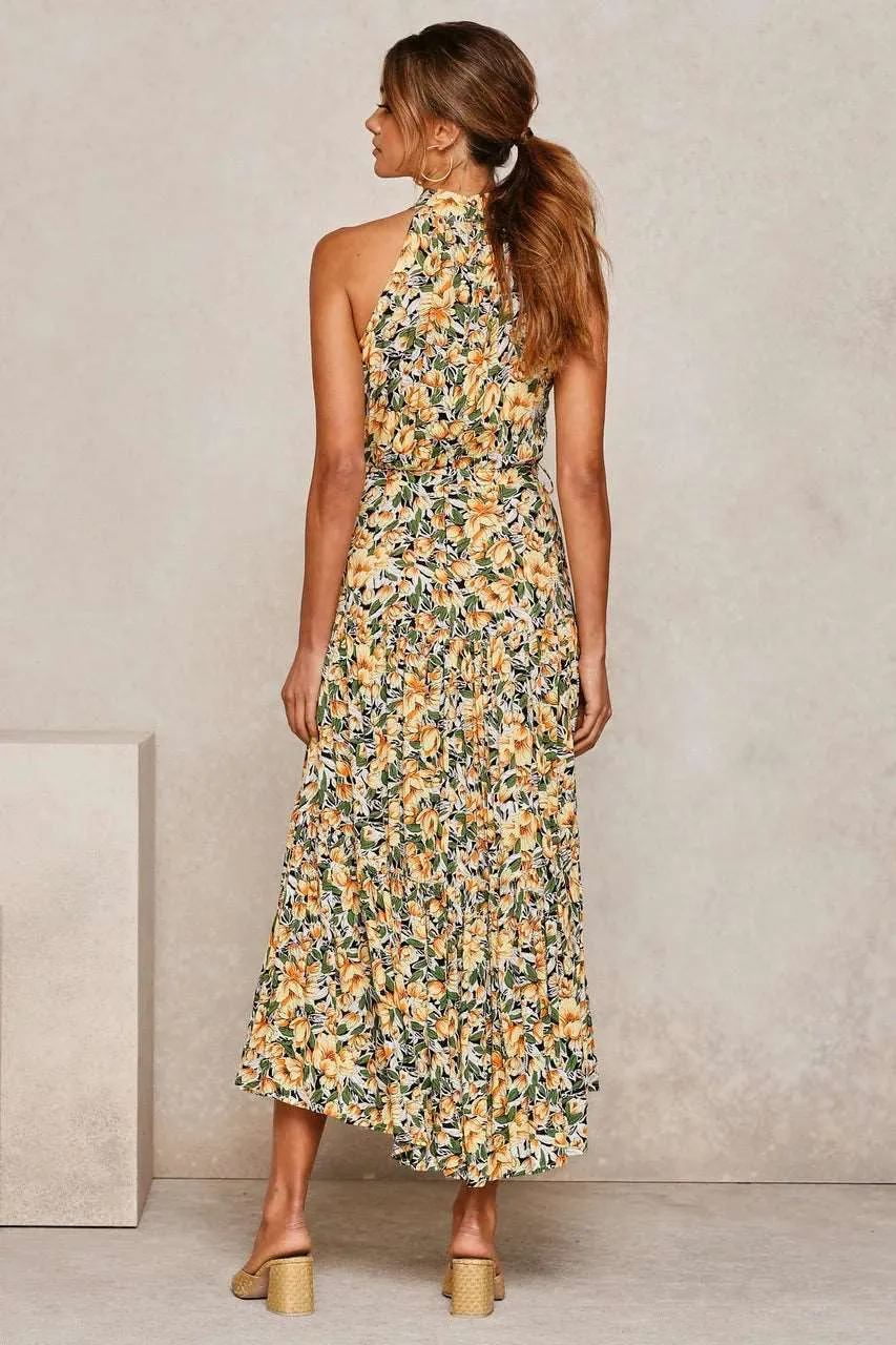 Women's Casual Long Strapless Sundress