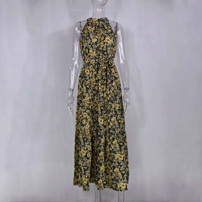 Women's Casual Long Strapless Sundress