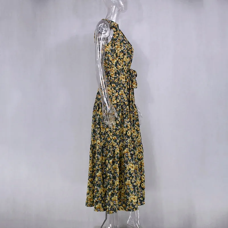 Women's Casual Long Strapless Sundress